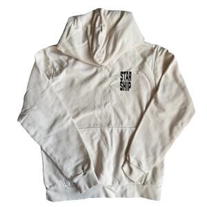 Official SpaceX Starship Schematics Hoodie Sweatshirt Small Cream Rare Limited